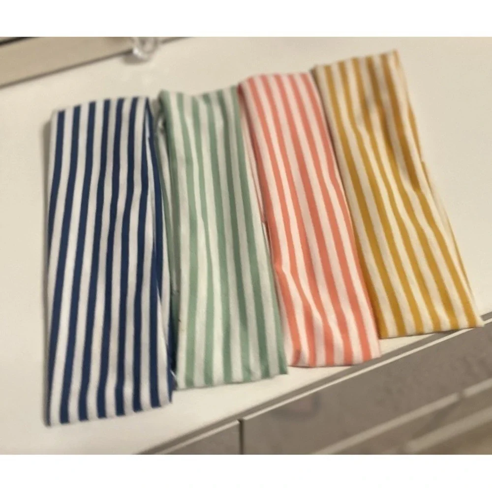 Pack Of 4‎ Stoped Headbands NEW IN PACKAGE yellow Blue Pink Green Fp Boho Hippie